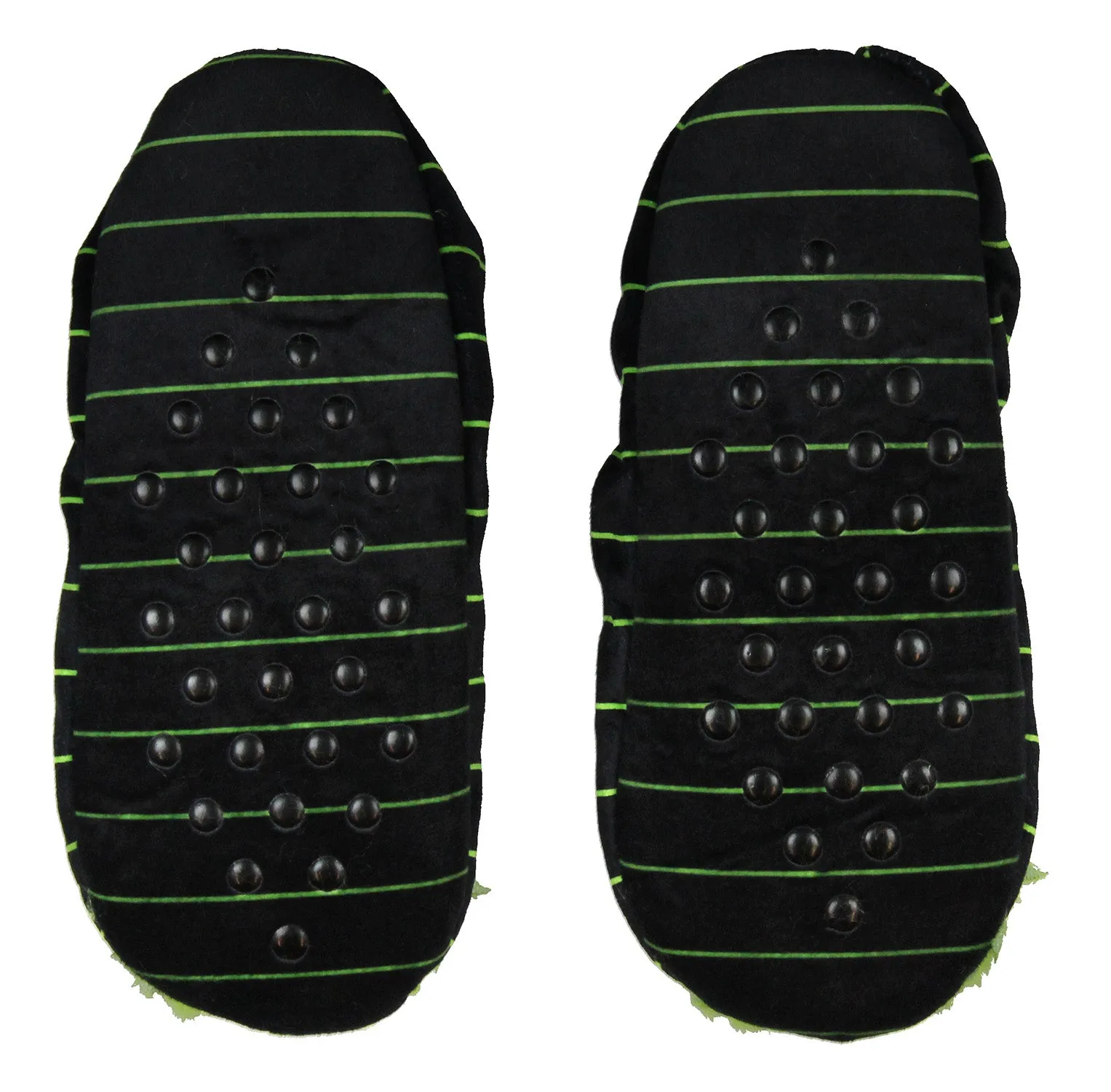 Beetlejuice Slippers 3D Hair Embroidered Character Slipper Socks No-Slip Sole