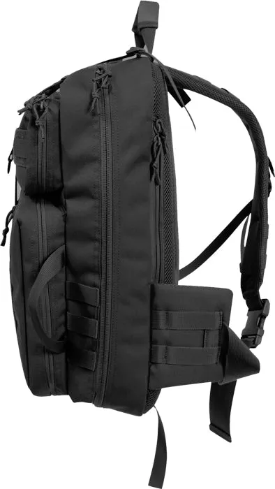 Black Tactical Sling Transport Pack Crossbody Bag Army MOLLE Strap Concealed Carry CCW