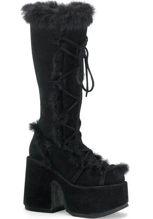 CAMEL-311 [Black] | PLATFORM BOOTS [PREORDER]