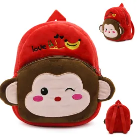 Cartoon monkey cute children backpack