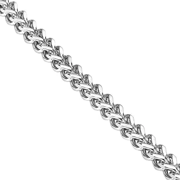 Classy Men Silver Foxtail Bracelet