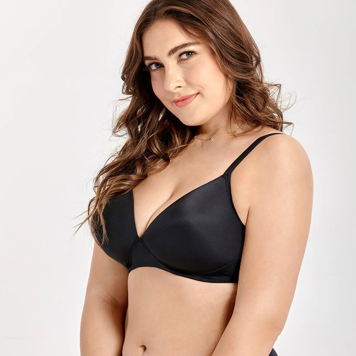 Decent lift Seamless Wireless Black Bra