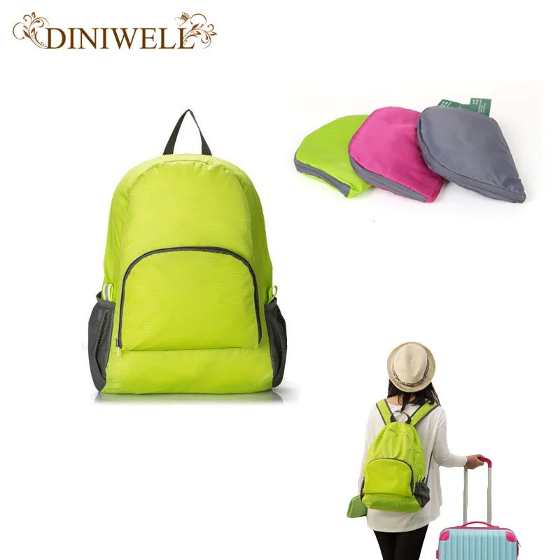 DINIWELL Lightweight Waterproof Foldable Travel Backpack Bag Daypack Sports Hiking Travel Storage Bag Organizer