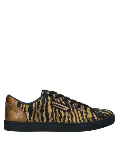 Dolce & Gabbana Man Low-tops & sneakers Gold 6.5 UK