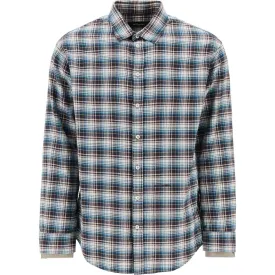 Dsquared2 check shirt with layered sleeves