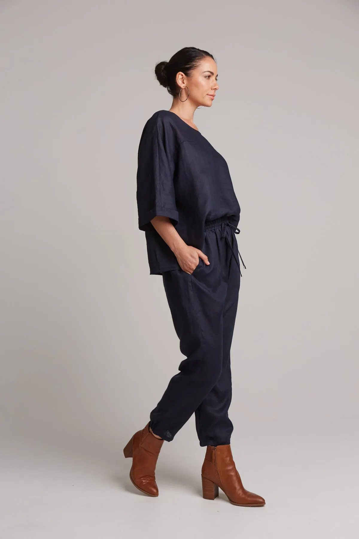 eb&ive - Studio Relaxed Pant - Navy