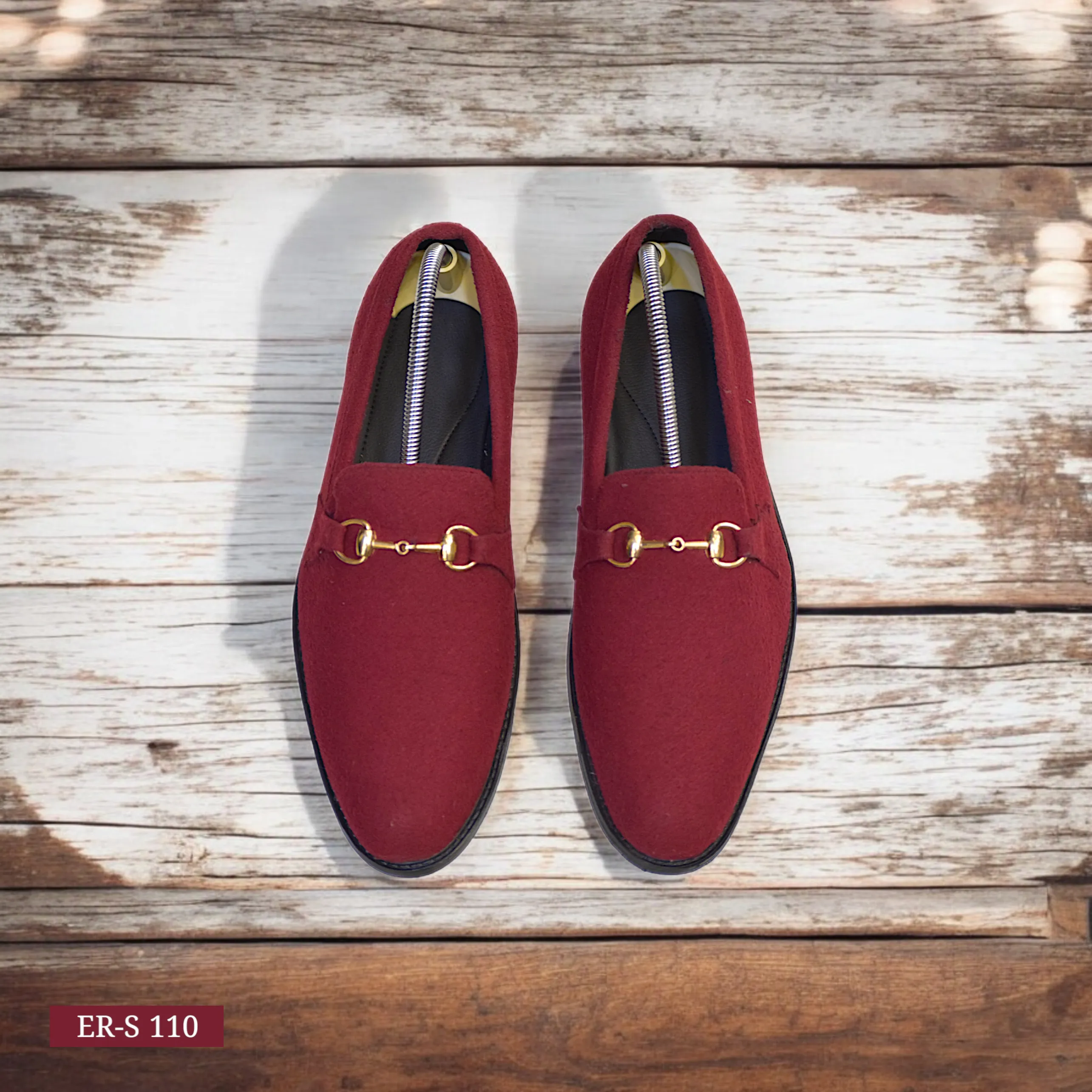 ER S 110 The Matrix Vintage Velvet Shoes For Men