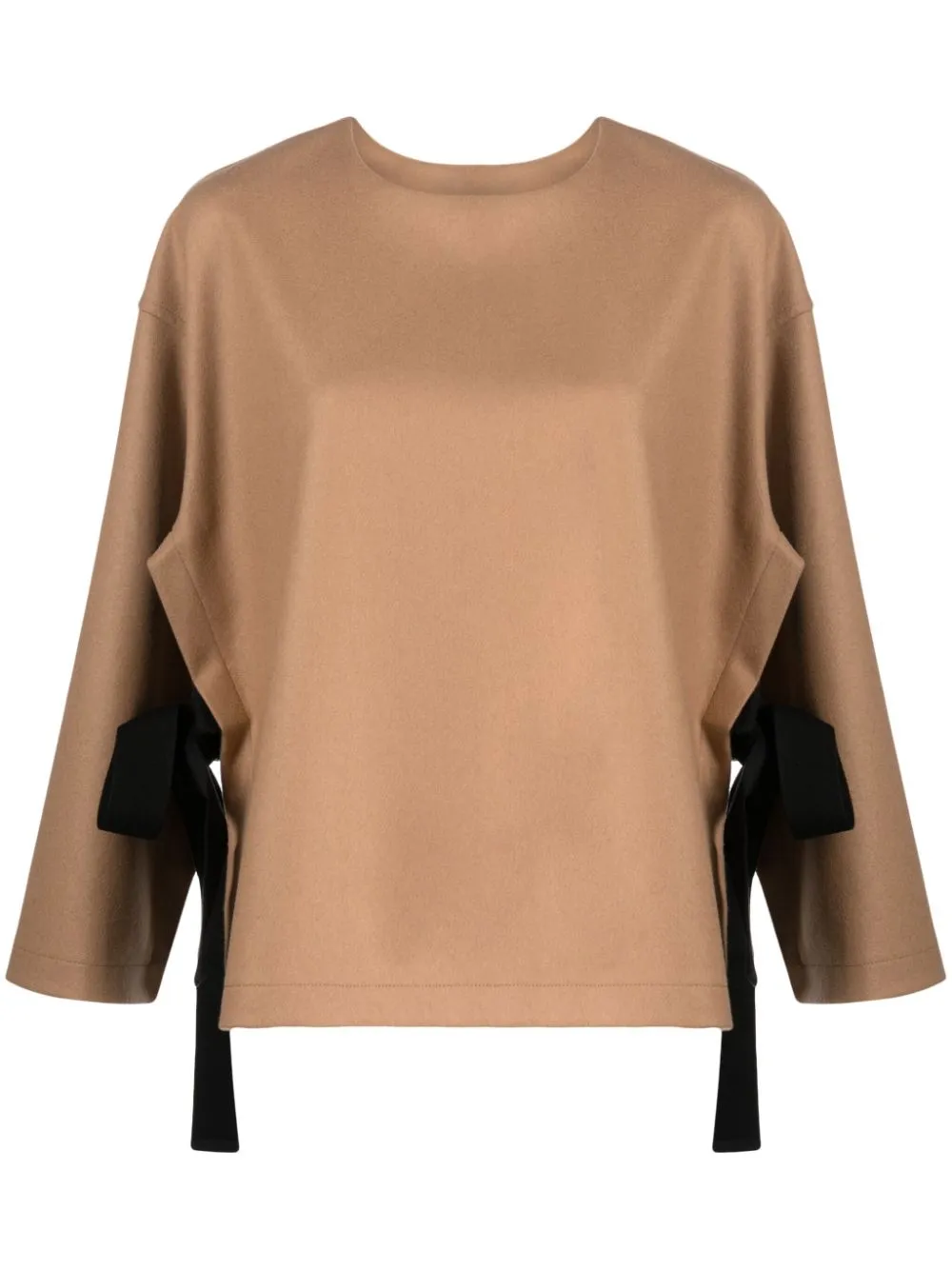 Erika Cavallini Semi-Couture Top Camel