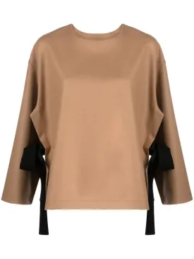 Erika Cavallini Semi-Couture Top Camel