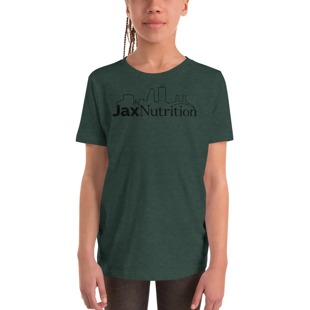 Jax Nutrition Black Logo Youth Premium Tee | Bella   Canvas 3001Y