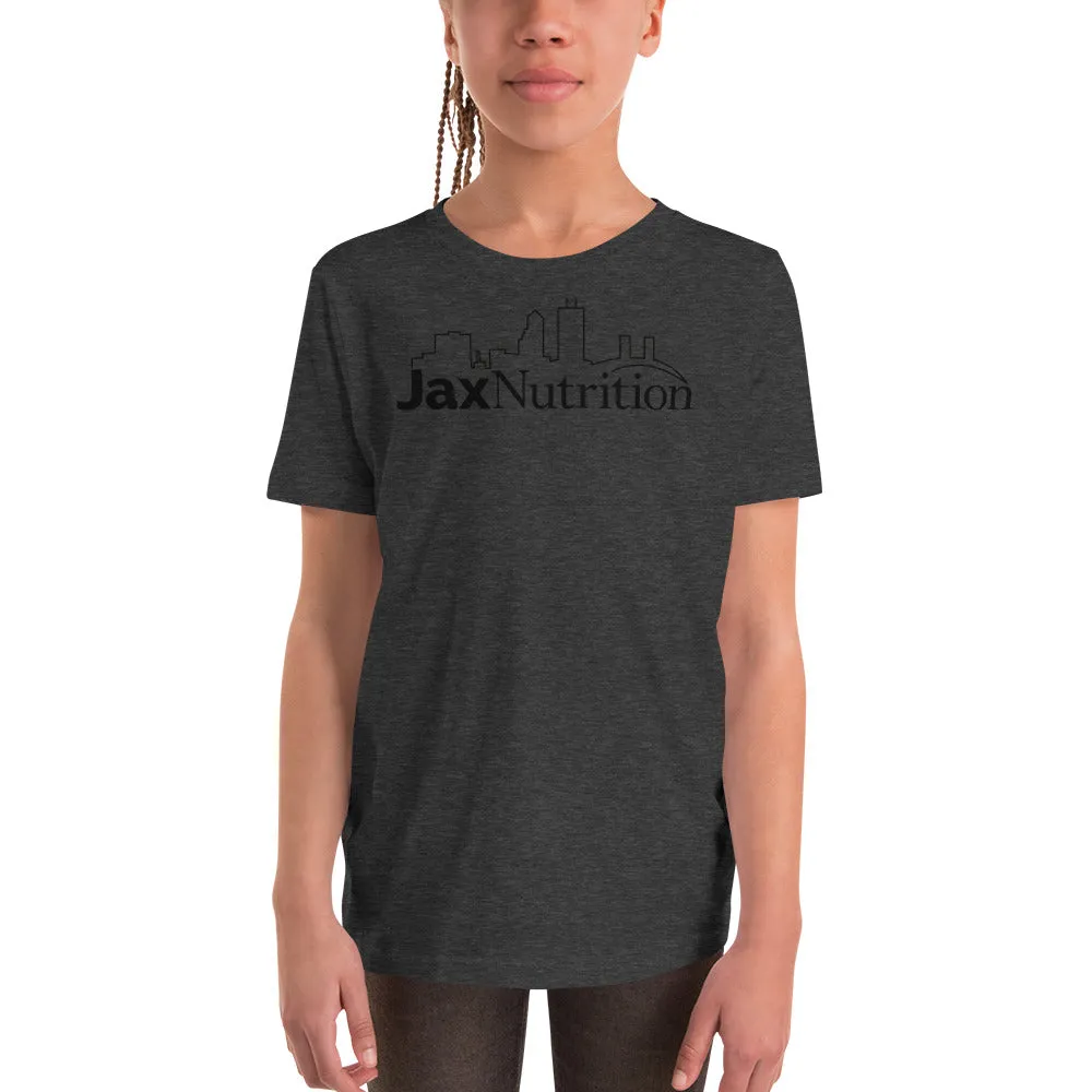 Jax Nutrition Black Logo Youth Premium Tee | Bella   Canvas 3001Y