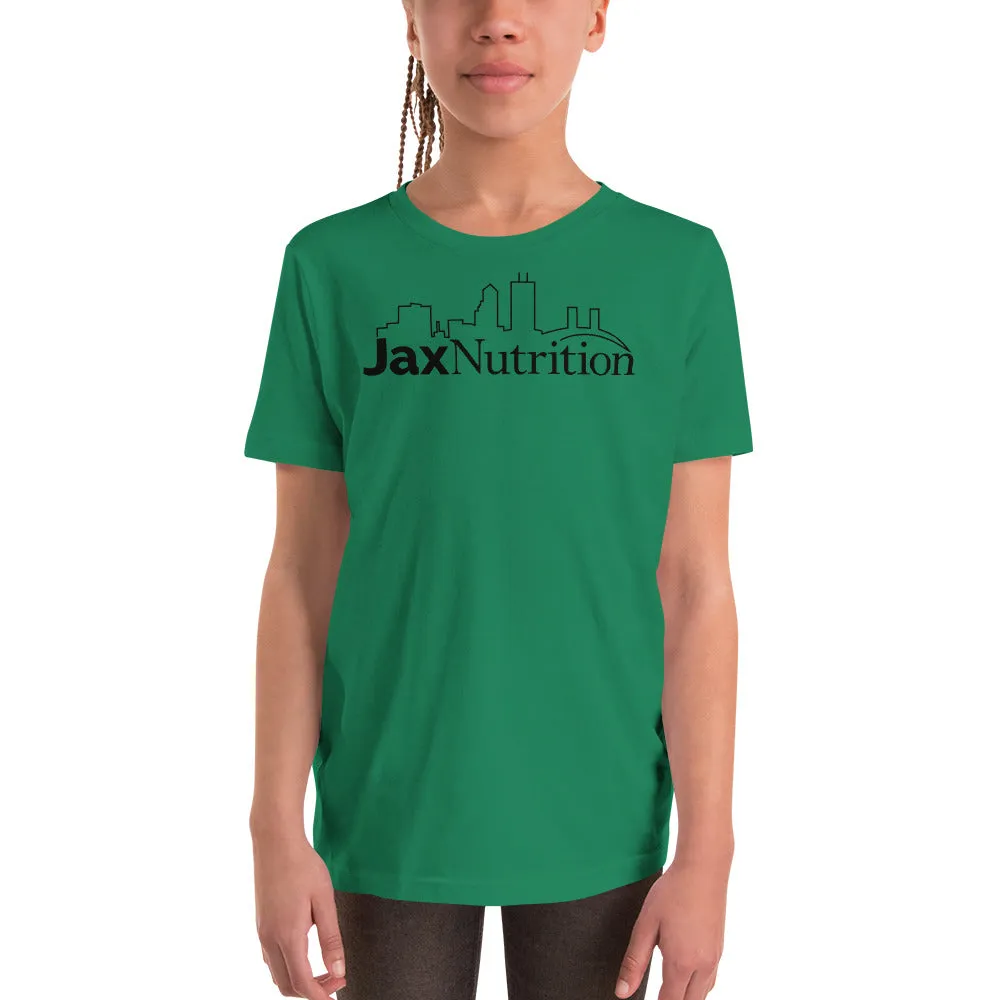 Jax Nutrition Black Logo Youth Premium Tee | Bella   Canvas 3001Y