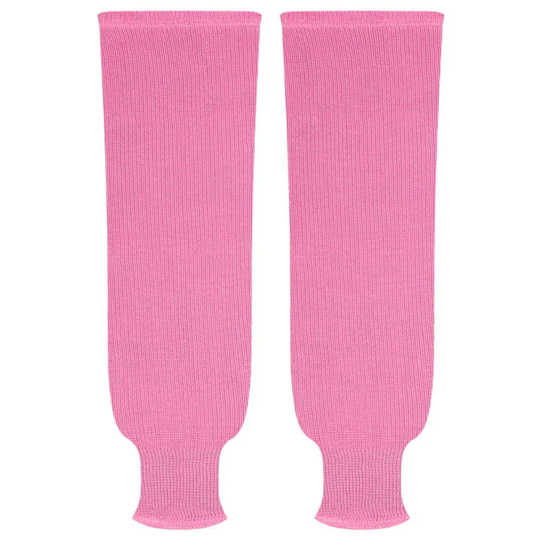 Kobe Sportswear 9800P Pink Knit Practice Ice Hockey Socks