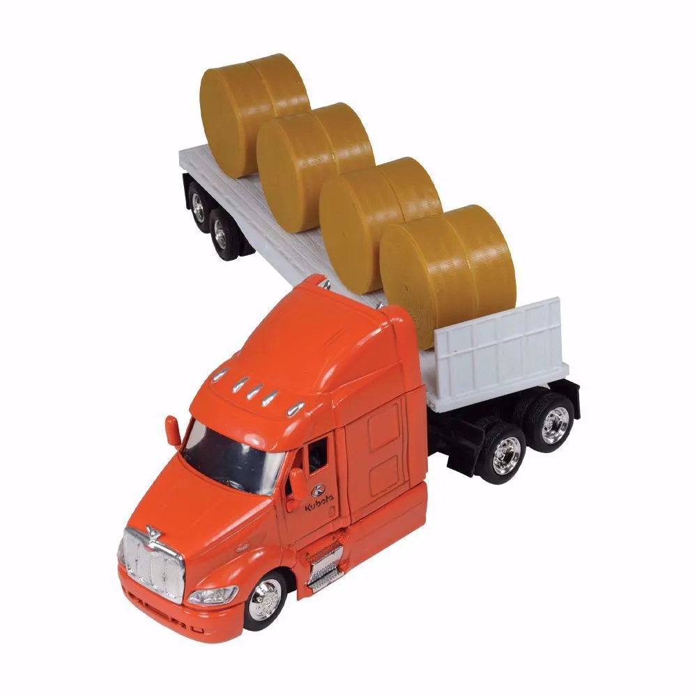 Kubota Farm Tractors & Flatbed Semi Playset