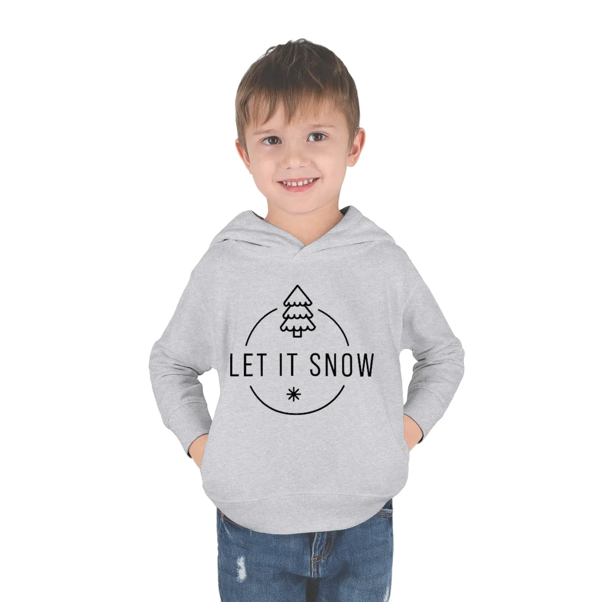 Let it snow Toddler Pullover Fleece Hoodie