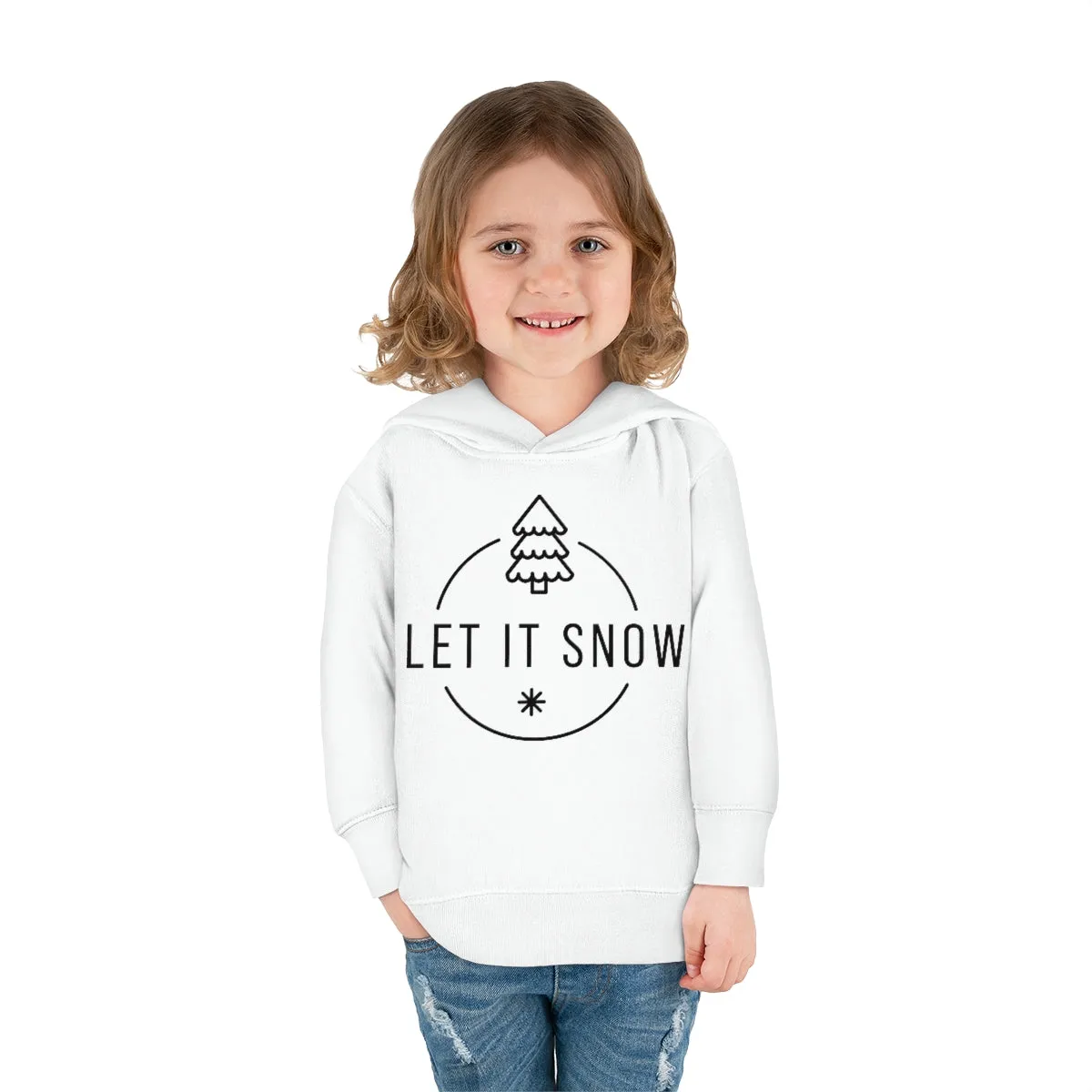 Let it snow Toddler Pullover Fleece Hoodie