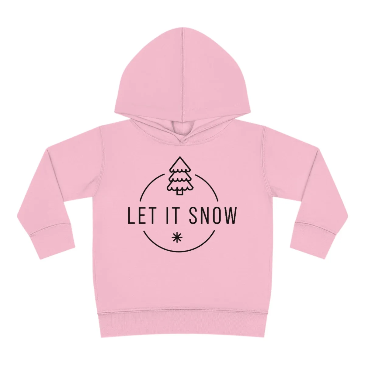 Let it snow Toddler Pullover Fleece Hoodie