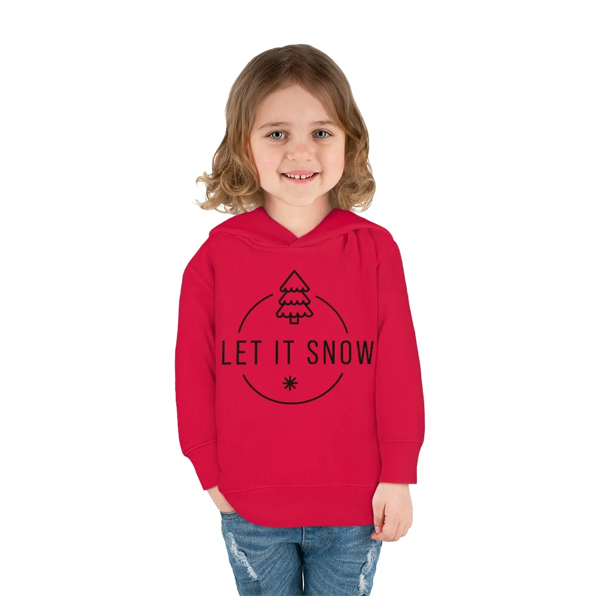 Let it snow Toddler Pullover Fleece Hoodie