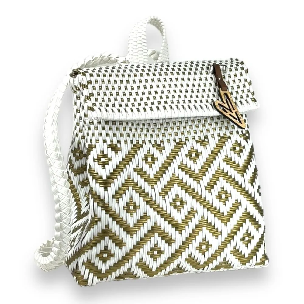 Maria Victoria | Nova WG BK | Upcycled, Handwoven, Backpack