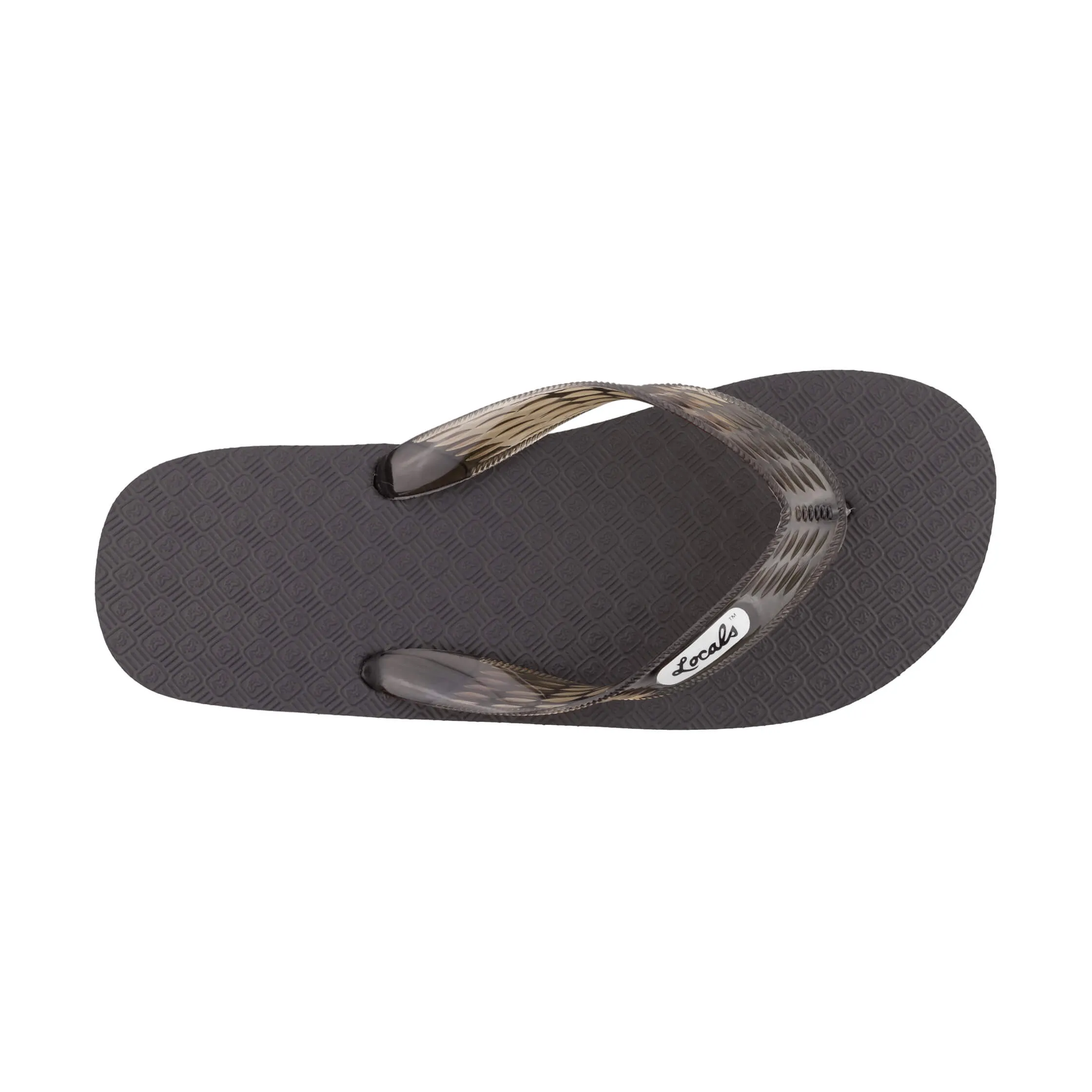 Original Women's Translucent Black Strap Slippah