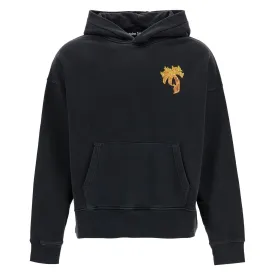 Palm Angels 'burning palm oversized hoodie with hood'