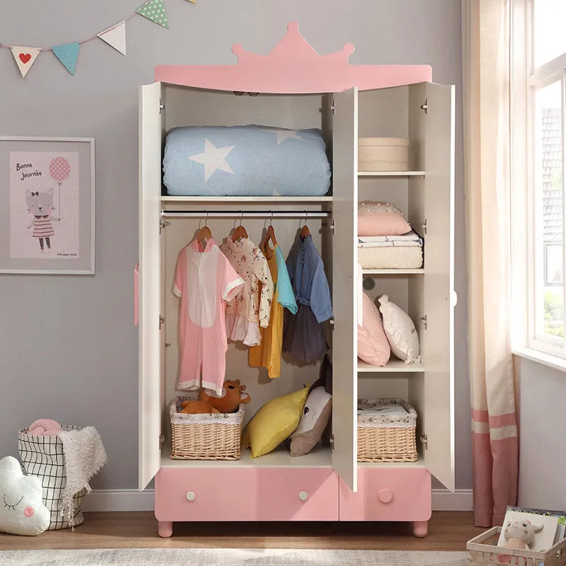 Princess Isabella Pink Wardrobe Cabinet