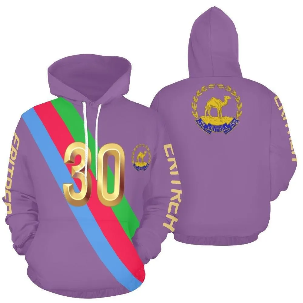 Purple ERI Print Hoodie