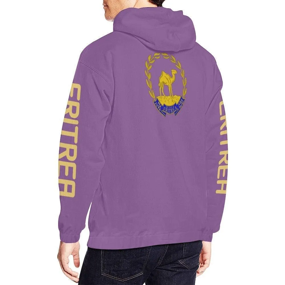 Purple ERI Print Hoodie