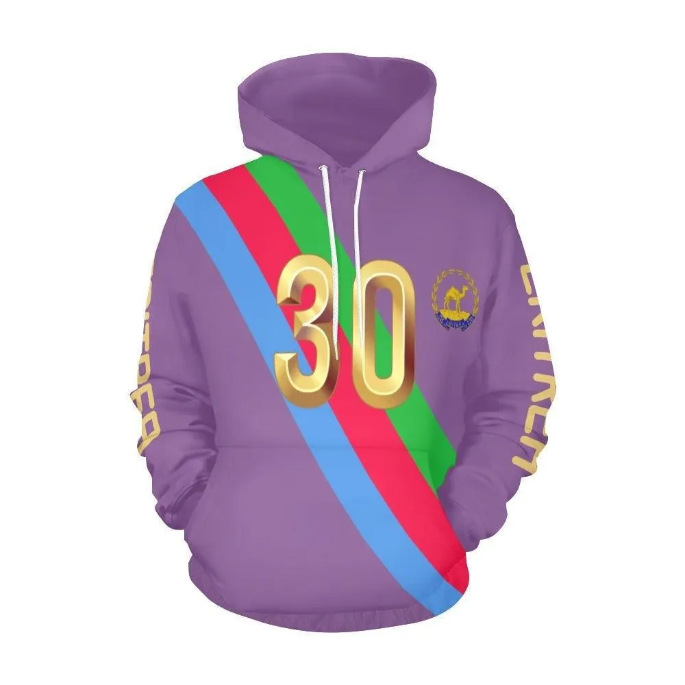 Purple ERI Print Hoodie