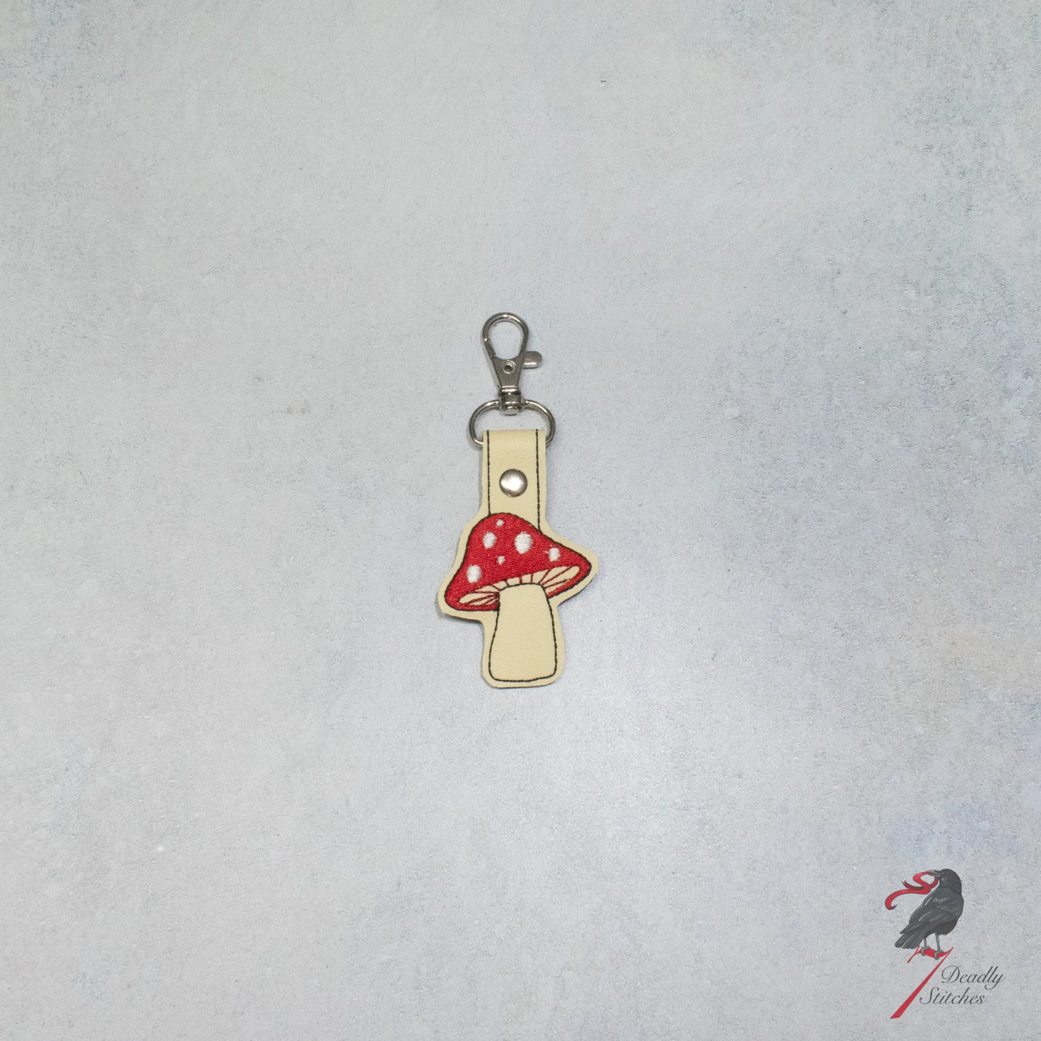 Red Toadstool Keychain