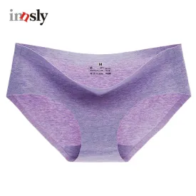 Seamless Panties Cotton High Quality Summer 2017 Brief Women Elastic Heathy Underwear Girls Natural Color Lady Underwear Cotton