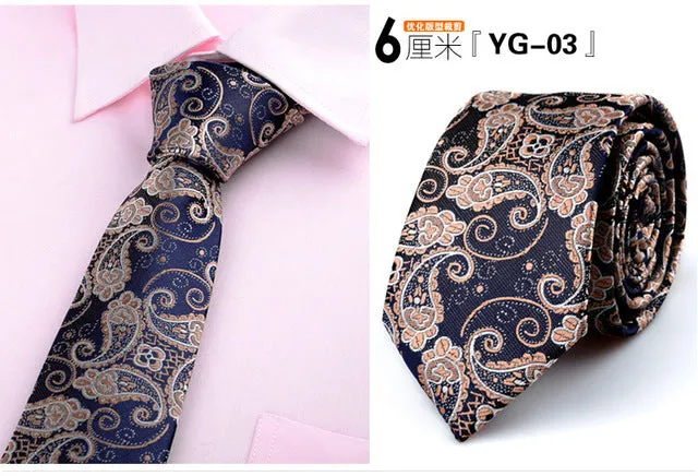 SHENNAIWEI ties for men 6cm corbatas hombre 2016 gravata slim corbata 6 cms gravatas jacquard seda for Party Business Formal lot