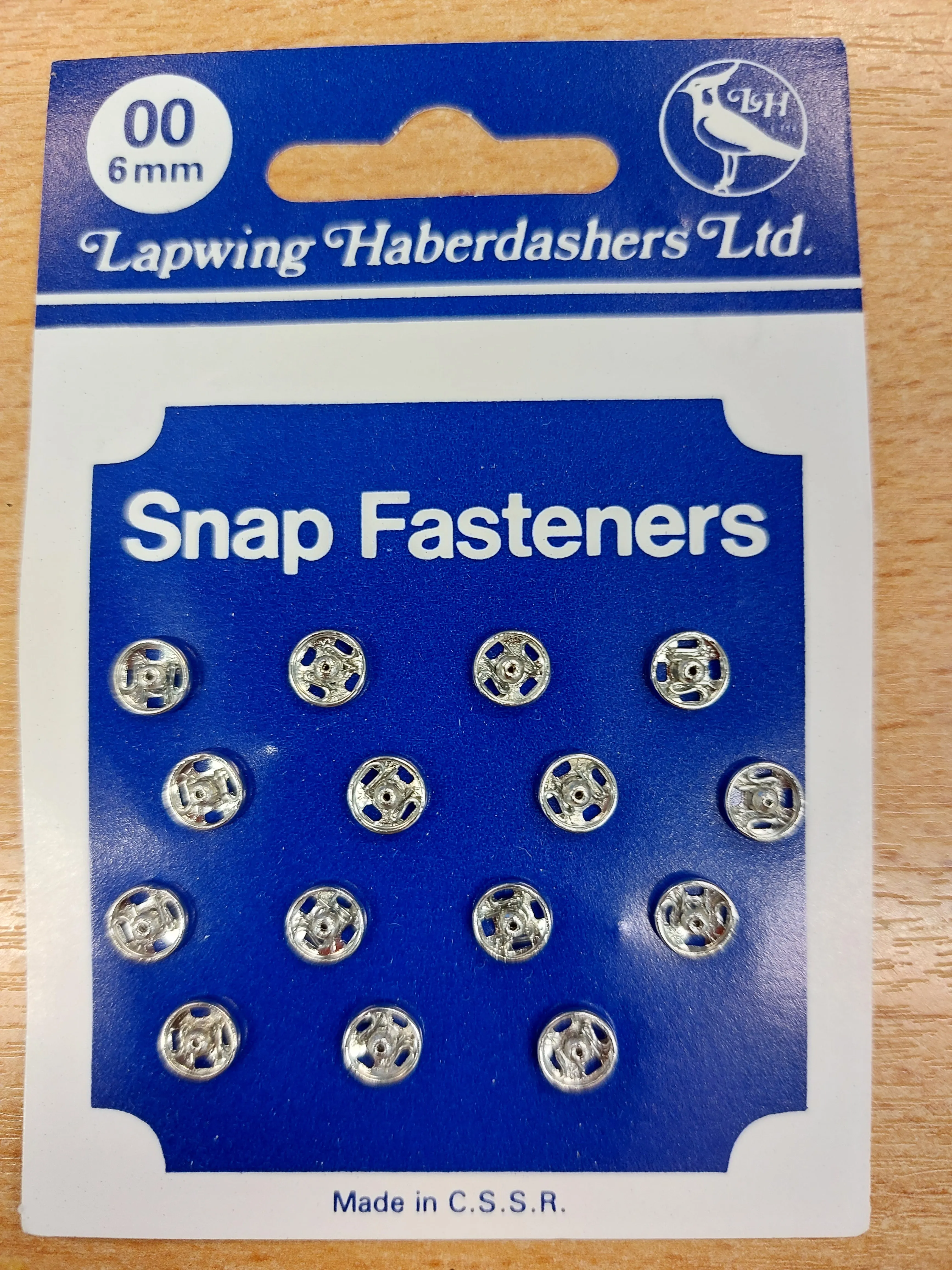 Silver Metal Sew-in Snap Fasteners (press studs/poppers ) 15pack - 5mm to 11mm Options