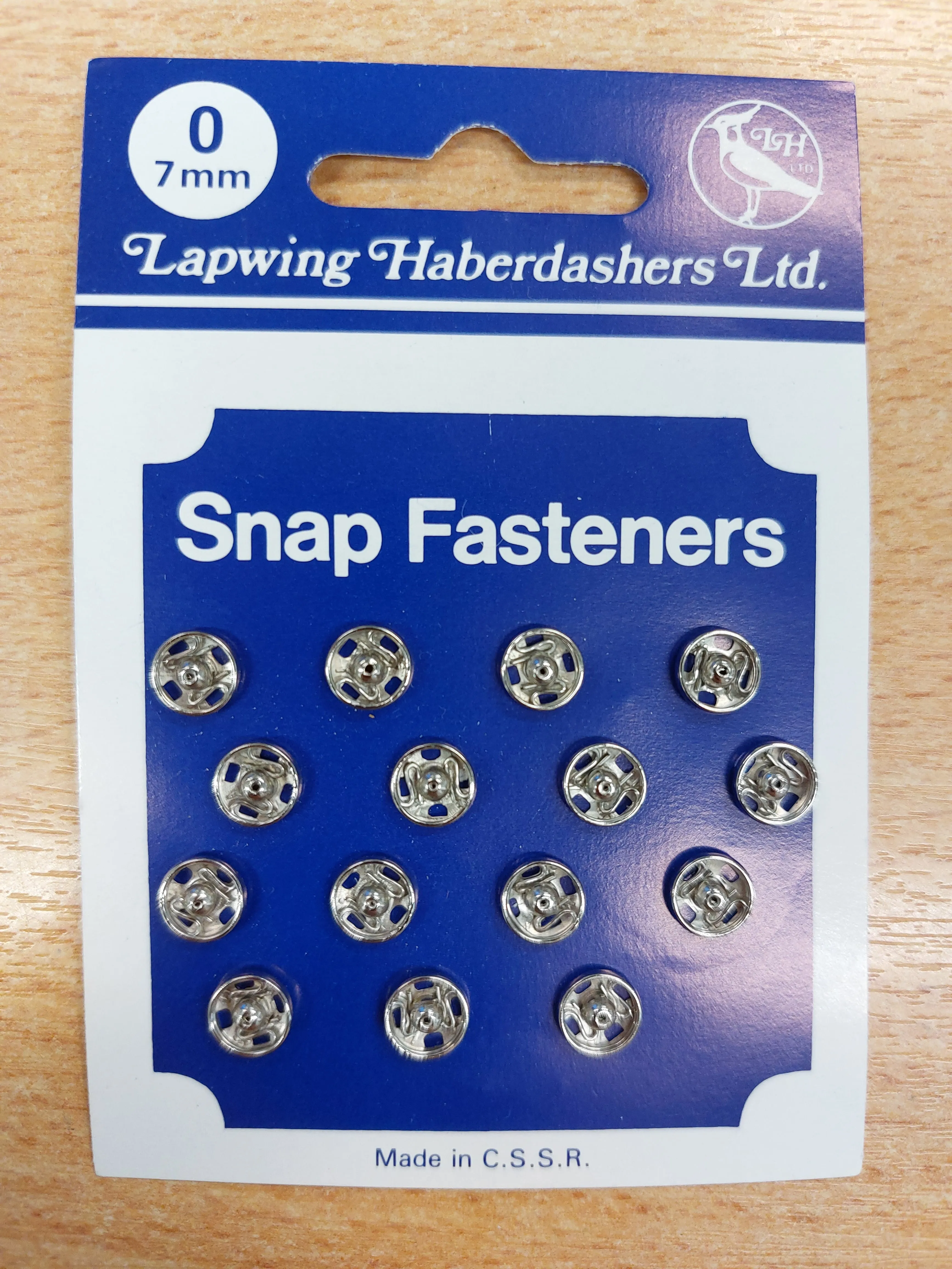 Silver Metal Sew-in Snap Fasteners (press studs/poppers ) 15pack - 5mm to 11mm Options