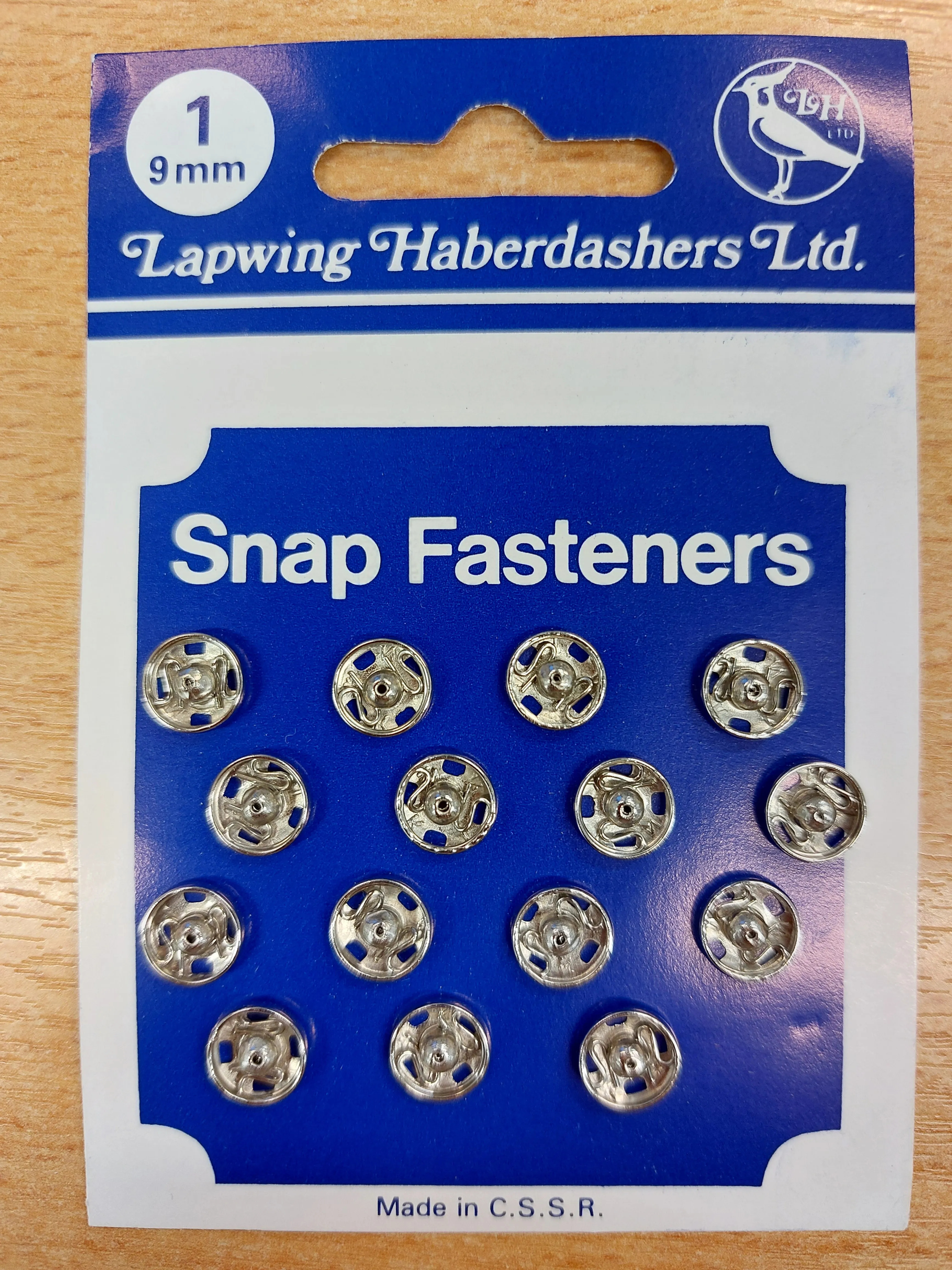 Silver Metal Sew-in Snap Fasteners (press studs/poppers ) 15pack - 5mm to 11mm Options