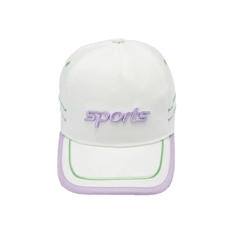 Sports Logo Kids White Baseball Cap