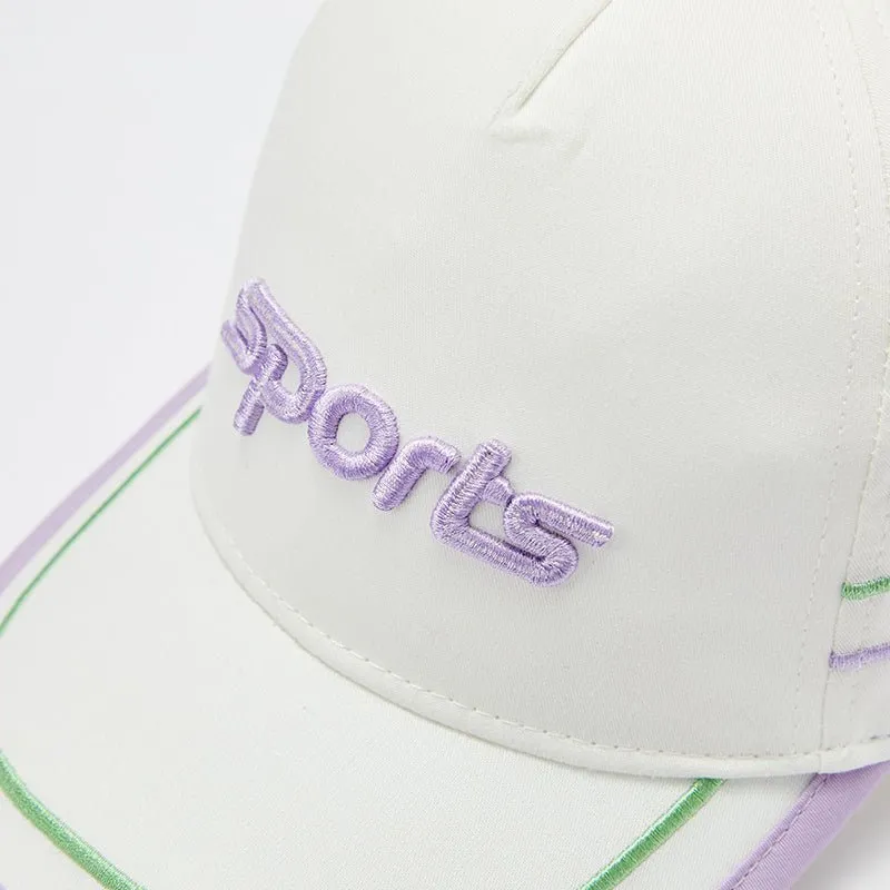 Sports Logo Kids White Baseball Cap