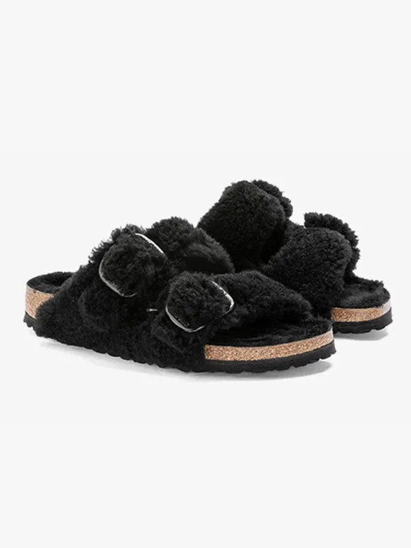 TEEK - Cork Sole Fluff Sandals