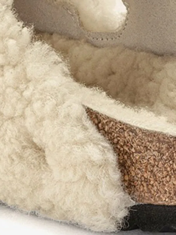 TEEK - Cork Sole Fluff Sandals