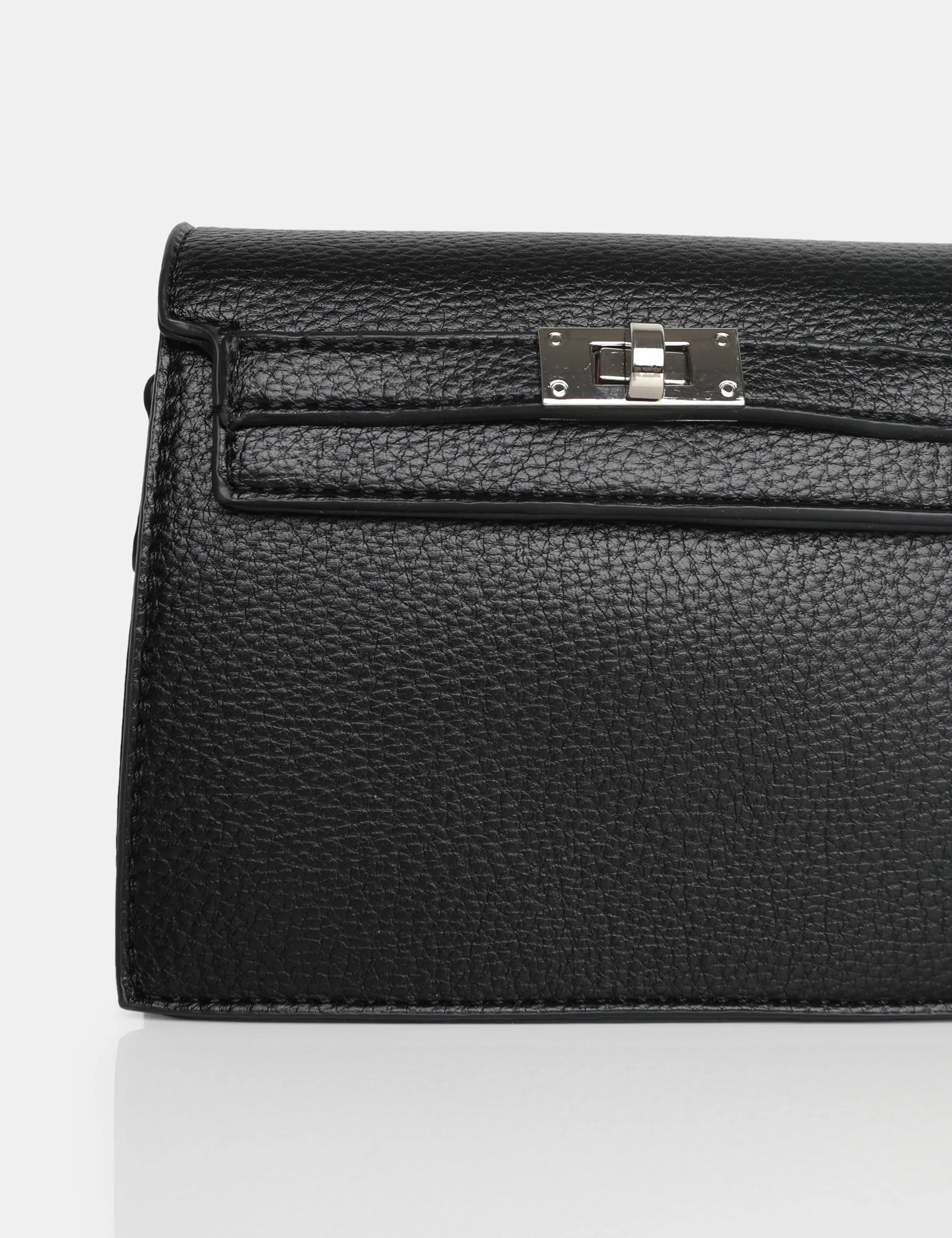 The Devlin Black PU Mini Bag