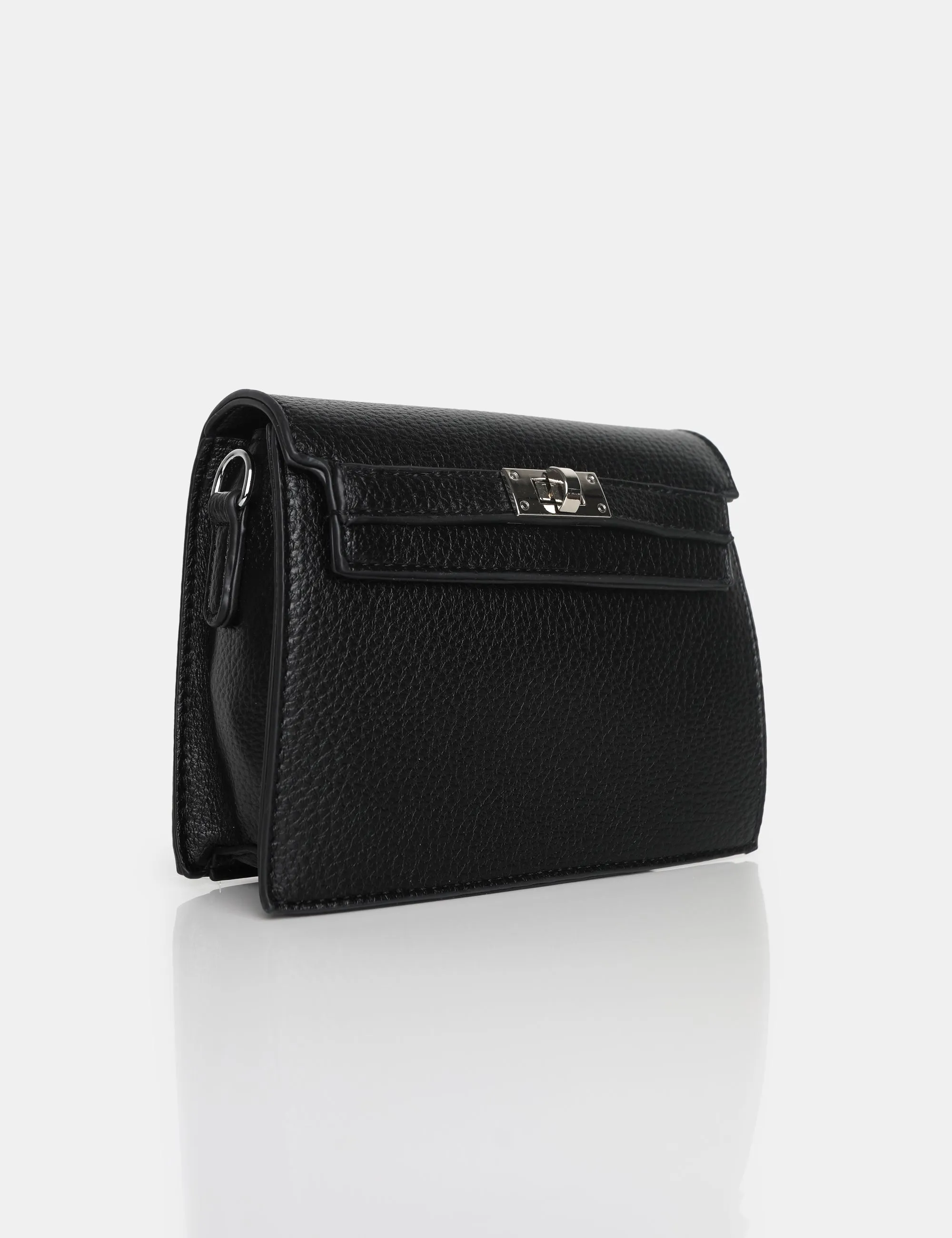 The Devlin Black PU Mini Bag