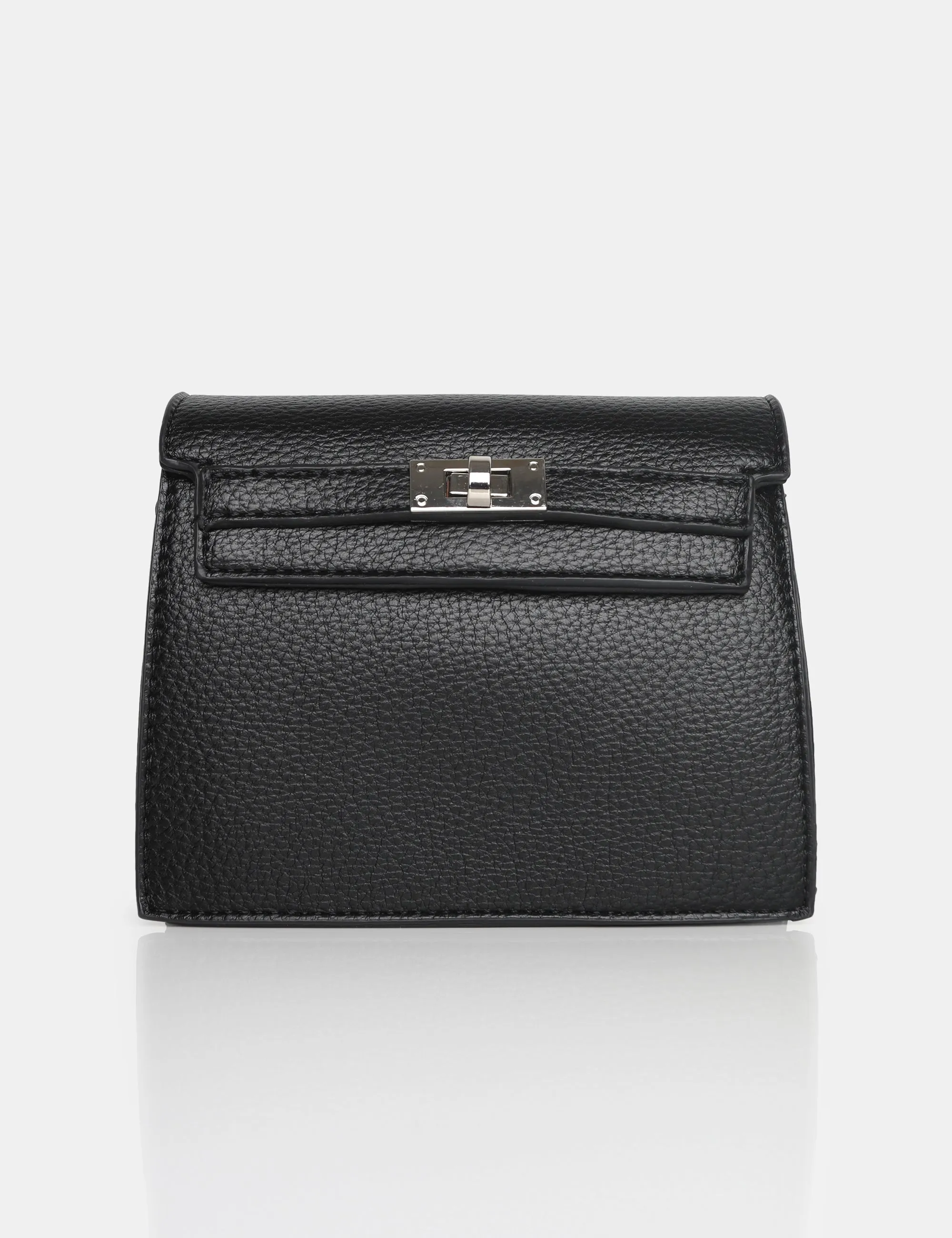 The Devlin Black PU Mini Bag