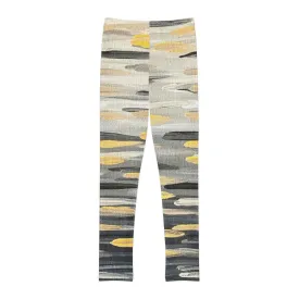 “The Zebra Brushstrokes”  Youth Full-Length Leggings