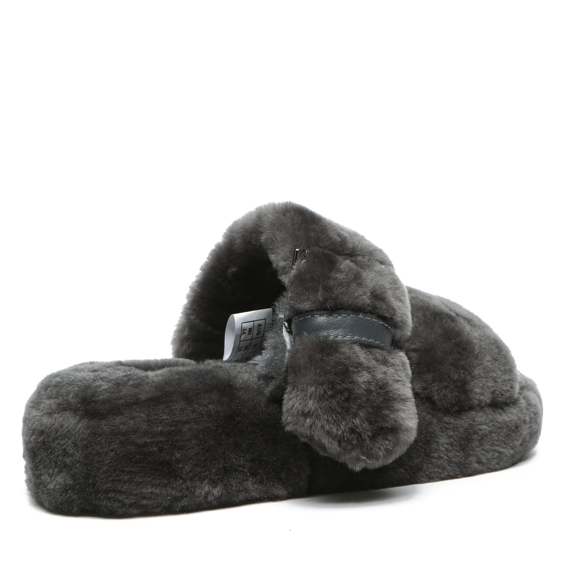 UGG Jamella Fluffy Platform Slides