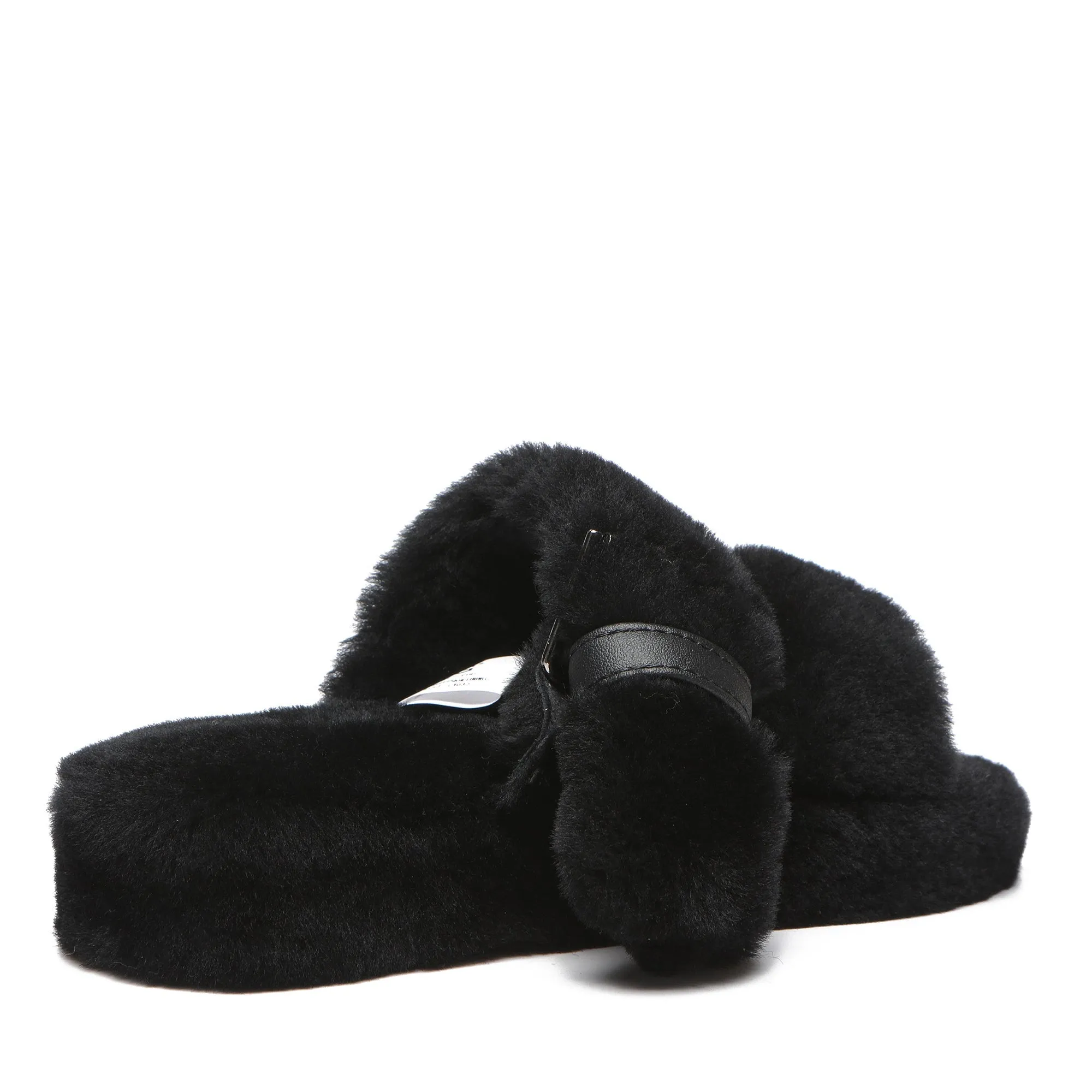 UGG Jamella Fluffy Platform Slides