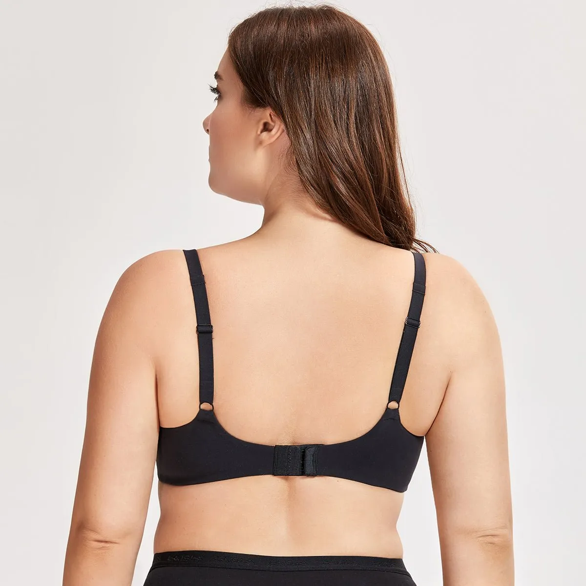 Ultra-soft Wiress Light Support Black Bra