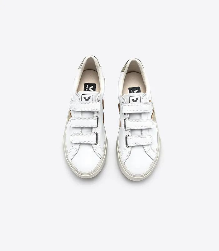 Veja Sneakers - Lock Logo Extra White Gold V Sneakers