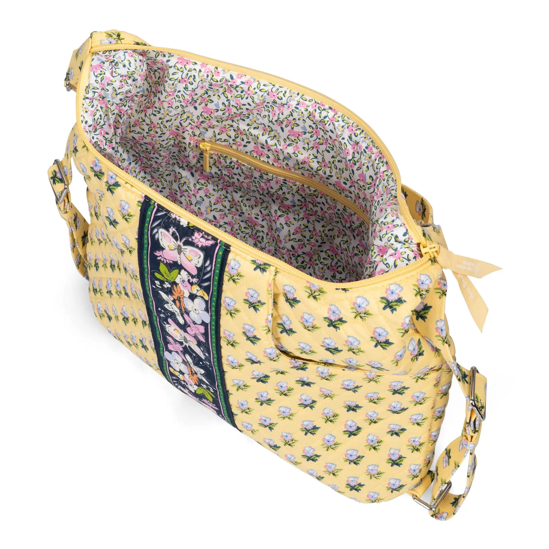 Vera Bradley Convertible Shoulder Bag Yellow Multi