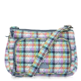 Vera Bradley RFID Little Hipster Crossbody Bag Gingham Plaid