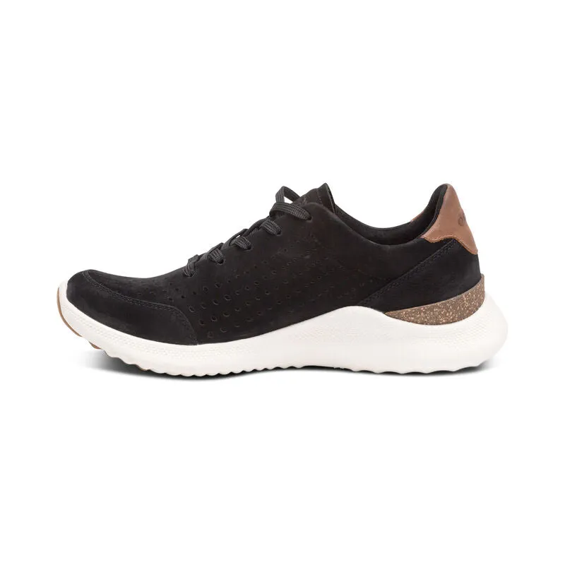 WOMEN'S AETREX LAURA ARCH SUPPORT SNEAKERS | BLACK